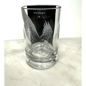 Single Re-Purposed Eagle Rare 10-Year Kentucy Straight Bourbon Bottle Glasses